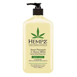 Молочко рослинне зволожуюче для тіла "Ананас-Медова диня" Hempz 500 ml (2288-03)