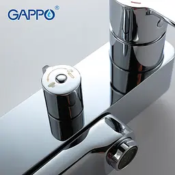 Душова система Gappo G2402, вилив - перемикач на лійку, хром - мініатюра 6