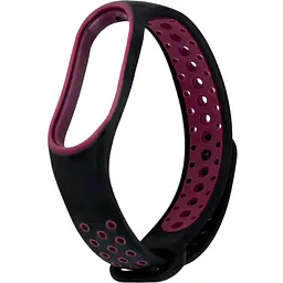 Ремінець Nike Sport Mi Band 5/6/7 Чорний Purple