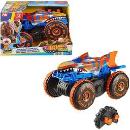 Машинка-позашляховик Hot Wheels Monster Trucks Tiger Shark Climber на радіокеруванні 1:15 збільшена (JFR39) - мініатюра 7