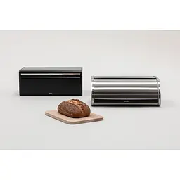 Хлібниця Brabantia Roll Top Bread Bin 17.3x44.5x26.2 см срібляста (348921) - мініатюра 4