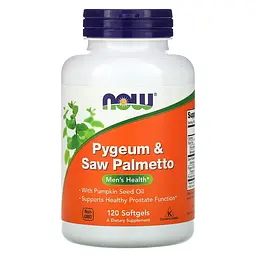 Африканська Слива й Сереноа Pygeum & Saw Palmetto 25/80 мг - 120 софтгель