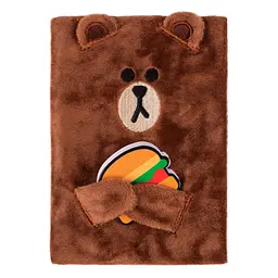 Блокнот Yes пухнастий Line Friends Brown 151745