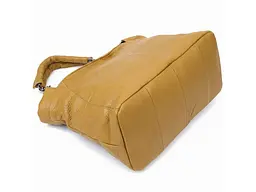 Практична жіноча сумка з натуральної шкіри 22991 жовта 29,5×22×13,5 см Vintage sum0029132 - мініатюра 9