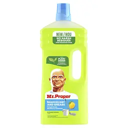 Засіб для миття підлоги Mr. Proper Чистота і блиск Лимон 1.5 л (5410076957484) - мініатюра 2