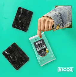 Чіпси з морських водоростей Nicos Seaweed Snack Traditional Flavor 4г - мініатюра 7