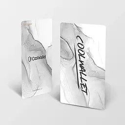Набір криптогаманців CoolWallet Go із 2-х карток Marble Mist (CWGOMM)