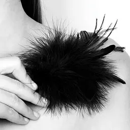 Метелочка Bijoux Indiscrets Pom Pom - feather tickler - мініатюра 2