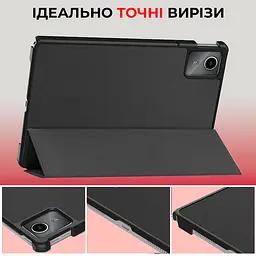 Чехол AIRON Premium для Lenovo Tab M11 11" с защитной пленкой и салфеткой black - мініатюра 6