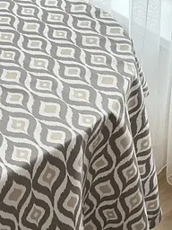 Скатертина столова Ecotton DUCK 170х200 см водовідштовхувальна Абстракт сірий (27951/29) (25032) - мініатюра 7