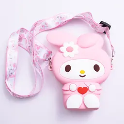 Дитяча сумочка My Melody з pop-it силіконова на блискавці 15*10*3 см, рожевий Yiwu HP-55-8P