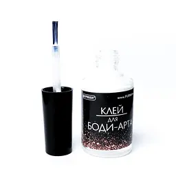 Клей для біо-тату Fresh Tattoo kley-ua-12 прозорий з широким пензлем, 12 мл - мініатюра 2
