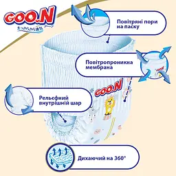 Підгузки-трусики Goo.N Premium Soft 4 (9-14 кг), 88 шт. (2 уп. х 44 шт.) - мініатюра 8