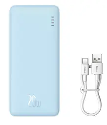 Портативна батарея Baseus Airpow Fast Charge Power Bank 10000mAh 20W Galaxy Blue