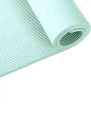 Килимок (мат) для фітнесу та йоги Queenfit NBR 1,5см бірюзовий - мініатюра 6