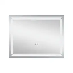 Дзеркало Kroner KRP Spiegel HR1 - 9070 з LED-підсвічуванням та антизапітнінням CV030031, Білий - мініатюра 3