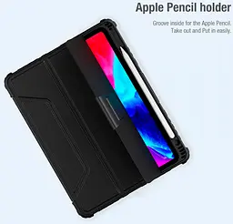 Чохол-книжка Nillkin Bumper Pro для Apple iPad Pro 12.9'' (2020-2022) Black [91635] - мініатюра 2