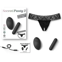 Вібратор Love To Love Secret Panty 2 у комплекті трусики вібропуля пульт ДК 10 режимів роботи - мініатюра 4