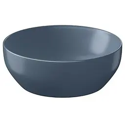 Умивальник на стільницю Cersanit Larga круглий 40x40 синій матовий K677-050
