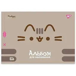 Альбом для малювання Yes Pusheen 130590 28 аркушів Сірий