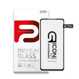 Захисне скло для VIVO V15 Pro, Icon, 2.5D загартоване скло, повне проклеювання, глянсове, удароміцне, з олеофобним покриттям, сумісне з чохлами, міцність 9H, проста установка, ArmorStandart (ARM55842-GIC-BK)