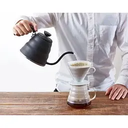 Чайник для заварювання кави Hario V60 Buono, 1,2 л, чорний (VKB-120MB) - мініатюра 3