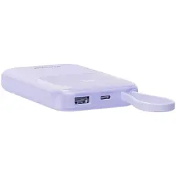 Батарея універсальна Canyon 10000mAh OnPower 101 PD/22.5W built-in cable Purple (CNS-CPB101PU) - мініатюра 5