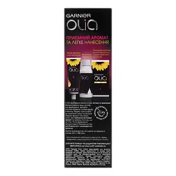 Стійка крем-фарба для волосся Garnier Olia Glow без аміаку відтінок 6.12 (сяючий світло-каштановий) 112 мл - мініатюра 3