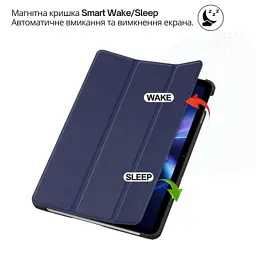 Чохол до планшета BeCover Smart Case Xiaomi Redmi Pad 2 SE 9.7" (2026) Deep Blue (715824) - мініатюра 6