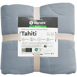 Покривало Sonex Tahiti двостороннє 240х220 см темно- і світло-сіре (SO102522)