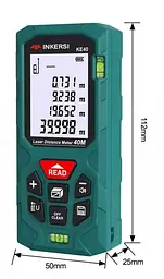 Лазерний далекомір INKERSI KE50 50 м, лазерна рулетка - мініатюра 6
