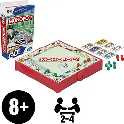 Гра настільна дорожня Hasbro Gaming Grab and Go Monopoly (F8256) - мініатюра 5