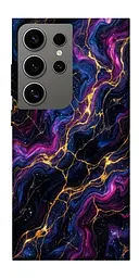 TPU чохол Demsky Purple space marble для Samsung Galaxy S24 Ultra