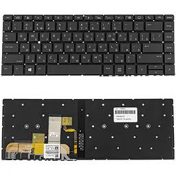 Клавіатура для ноутбука HP (EliteBook X360 1040 G5 G6) rus, black, без фрейма, підсвічування клавіш(оригінал)