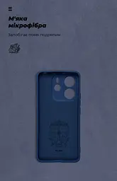 Чехол ArmorStandart ICON для Xiaomi Redmi Note 14 4G Camera cover Dark Blue (ARM79816) - мініатюра 4