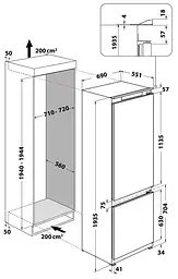 Холодильник Whirlpool WHSP70T121 No-Frost (вбудований) - мініатюра 4