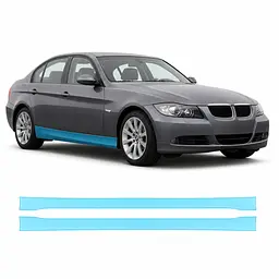 Антигравійна захисна бронеплівка за лекалами для BMW 3 Series E90 2005-2011 - нижня зона кузова та пороги