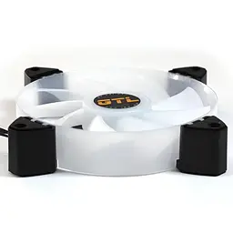 Вентилятор GTL 120 мм Multicolor B3, White/Black (GTL-120LMCB3P ARGB) - мініатюра 4