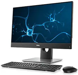 ПК-моноблок Dell Optiplex 5480 23.8FHD IPS AG/Intel i3-10100T/8/256F/int/kbm/Lin (N001O5480AIO_UBU) - мініатюра 2