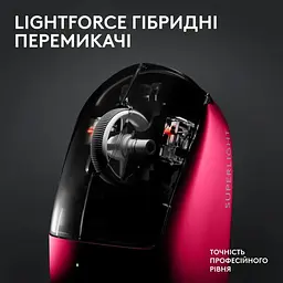 Миша Logitech G Pro X Superlight 2 Lightspeed Wireless Magenta (910-006797) - мініатюра 3