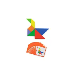 Ігровий набір Viga Toys Магнітний танграм для дощок, 35 елементів (50643FSC)