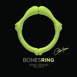 Ерекційне кільце Clara Morgane Bones Ring Phosphorescent 2.8 см (зелений) - мініатюра 5