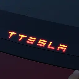 Декоративна наклейка на задній стоп-сигнал Tesla Model 3 (Завод) - мініатюра 3