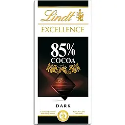 Шоколад Lindt Excellence швейцарський 85% 100 г (389615)