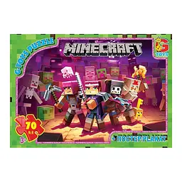 Пазли дитячі Minecraft Майнкрафт MC789, 70 елементів