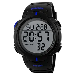 Наручний годинник чоловічий Skmei 1068 Blue, 1068BU (12258)