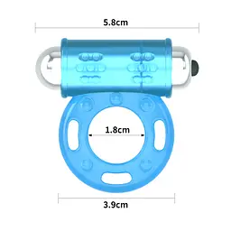 Ерекційне вібро кільце LUMINO PLAY VIBRATING PENIS RING LOVETOYS 66-LV343215 99068 - мініатюра 10