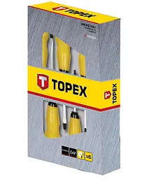 Викрутки ударні, SL,PH, сталь CrV, набір 6шт Topex hoz0014123 - мініатюра 3