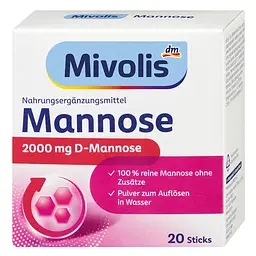 Манноза Порошок Mivolis 20 стіків, 40 г