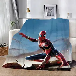Плед плюшевий 3D Людина павук MARVEL 160х200 см